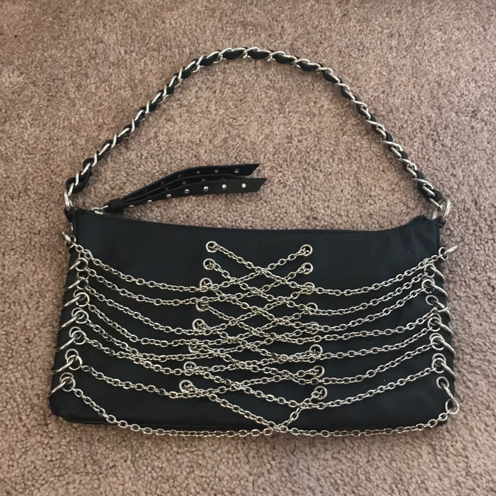 Black clutch/shoulder bag